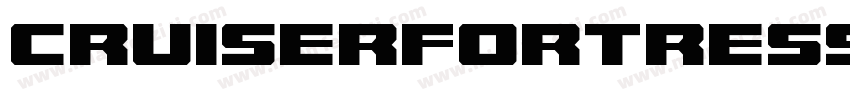 CruiserFortressChrome-pdPd字体转换