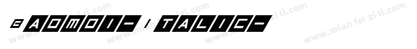 Baomoi-Italic字体转换