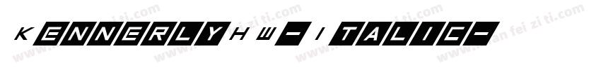 KennerlyHW-Italic字体转换