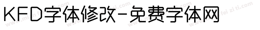 KFD字体修改字体转换