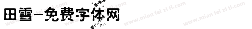 田雪字体转换