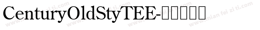 CenturyOldStyTEE字体转换