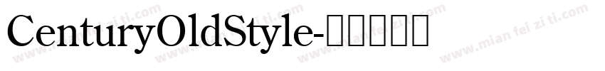 CenturyOldStyle字体转换