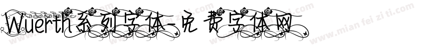 Wuerth系列字体字体转换