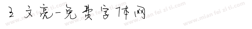 王文亮字体转换