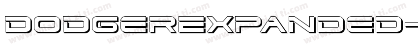DodgerExpanded-0ZAP字体转换