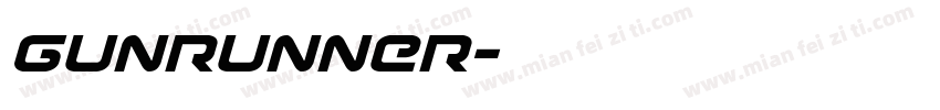 Gunrunner字体转换