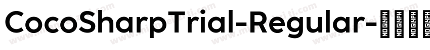 CocoSharpTrial-Regular字体转换