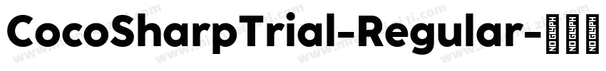 CocoSharpTrial-Regular字体转换