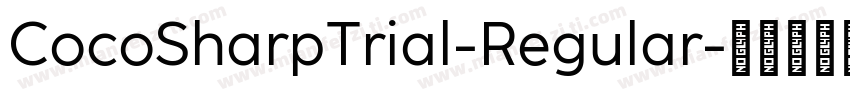 CocoSharpTrial-Regular字体转换