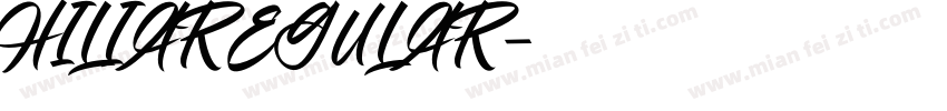 HILIAREGULAR字体转换