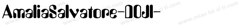 AmaliaSalvatore-DOJl字体转换