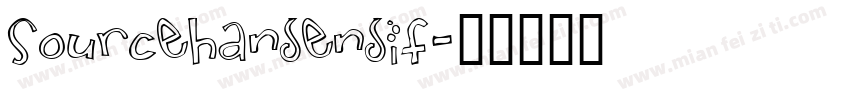 Sourcehansensif字体转换