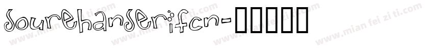 sourehanserifcn字体转换
