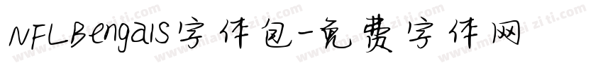 NFLBengals字体包字体转换