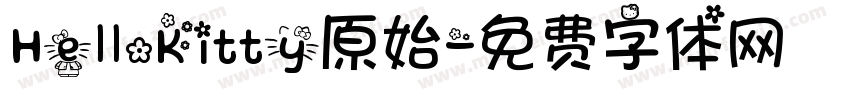 HelloKitty原始字体转换