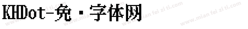 KHDot字体转换