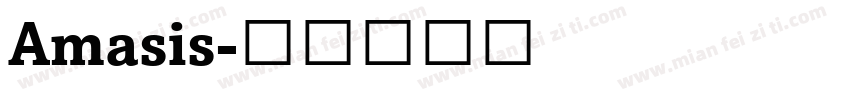 Amasis字体转换