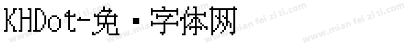 KHDot字体转换