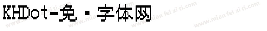 KHDot字体转换
