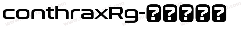 conthraxRg字体转换