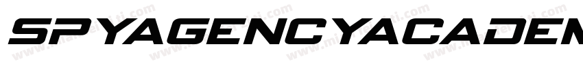 SpyAgencyAcademyItalic字体转换