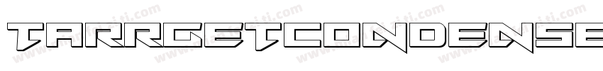 TarrgetCondensed-EME4.otf字体转换