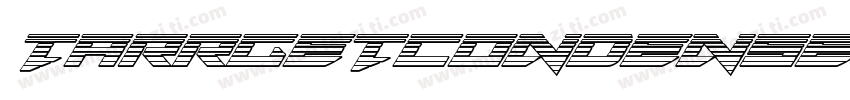 TarrgetCondensed-EME4.otf字体转换