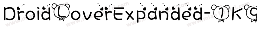 DroidLoverExpanded-1K94字体转换