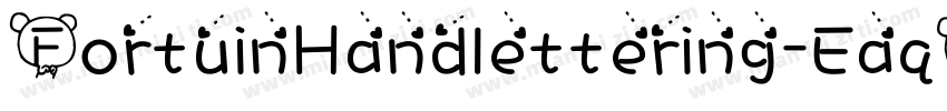 FortuinHandlettering-Eaq94字体转换
