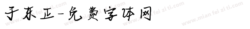 于东正字体转换