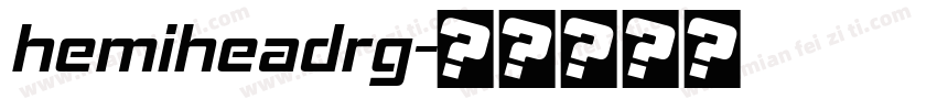 hemiheadrg字体转换