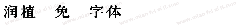 润植字体转换