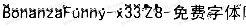 BonanzaFunny-x33Z8字体转换