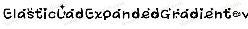 ElasticLadExpandedGradient-vmg89字体转换