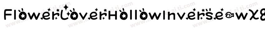 FlowerLoverHollowInverse-wX89字体转换