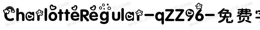 CharlotteRegular-qZZ96字体转换
