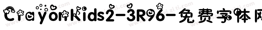 CrayonKids2-3R96字体转换