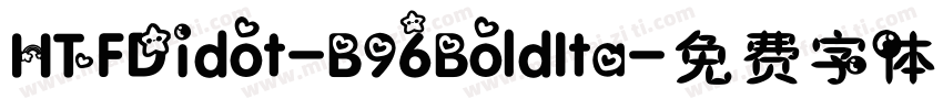 HTFDidot-B96BoldIta字体转换