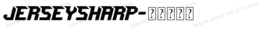 JerseySharp字体转换