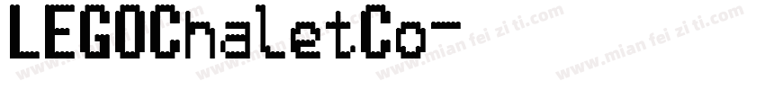 LEGOChaletCo字体转换