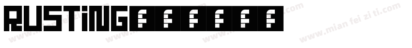 rusting字体转换