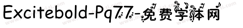 Excitebold-Pq77字体转换