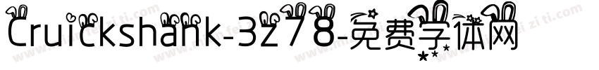 Cruickshank-3z78字体转换