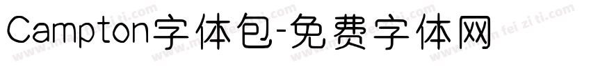 Campton字体包字体转换