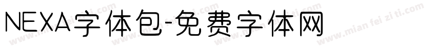 NEXA字体包字体转换