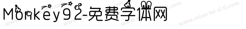 Monkey92字体转换