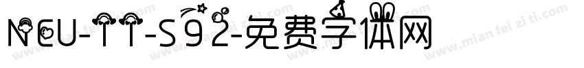 NEU-TT-S92字体转换