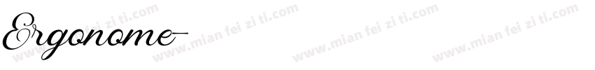 Ergonome字体转换