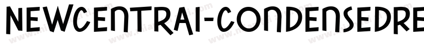 NewCentral-CondensedRegular字体转换